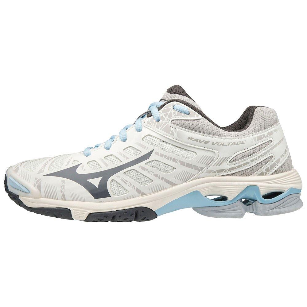 Mizuno Men's Volleyball Shoes Grey Wave Voltage Shoes - V1GC196018